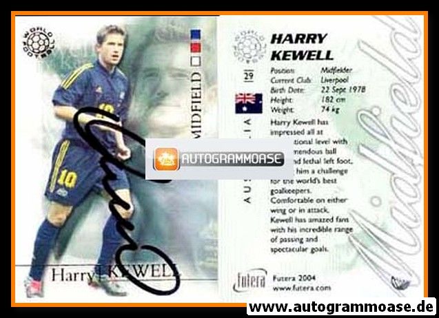 Autogramm Fussball | FC Liverpool | 2004 Sabi | Harry KEWELL (Australien)