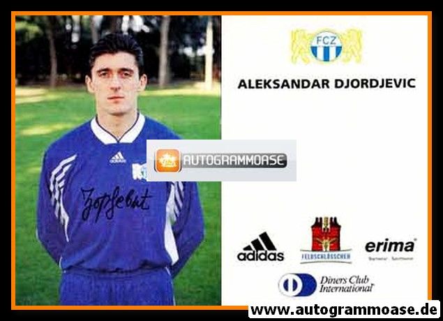 Autogramm Fussball | FC Zürich | 1998 | Aleksandar DJORDJEVIC