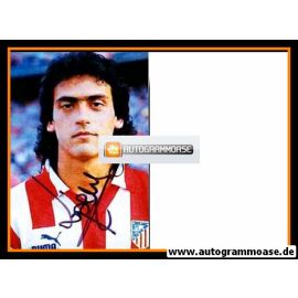 Autogramm Fussball | Atletico Madrid | 1996 Foto | Antonio LOPEZ (Portrait Color 2)