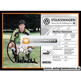 Autogramm Fussball | VfL Wolfsburg | 1998 | Mathias STAMMANN