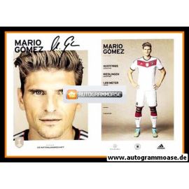 Autogramm Fussball | DFB | 2014 Adidas | Mario GOMEZ (4 Sterne)