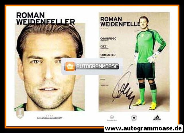 Autogramm Fussball | DFB | 2014 Adidas | Roman WEIDENFELLER (4 Sterne)