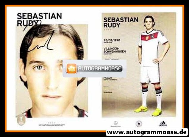 Autogramm Fussball | DFB | 2014 Adidas | Sebastian RUDY (4 Sterne)