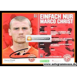 Autogramm Fussball | Fortuna Düsseldorf | 2009 | Marco CHRIST