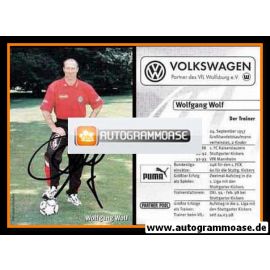 Autogramm Fussball | VfL Wolfsburg | 1998 | Wolfgang WOLF