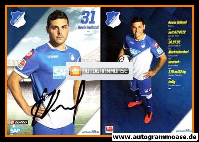 Autogramm Fussball | TSG 1899 Hoffenheim | 2014 | Kevin VOLLAND