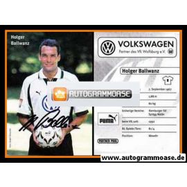 Autogramm Fussball | VfL Wolfsburg | 1999 | Holger BALLWANZ