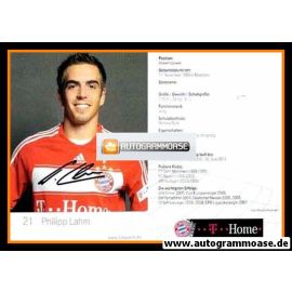 Autogramm Fussball | FC Bayern München | 2008 Mini Druck | Philipp LAHM