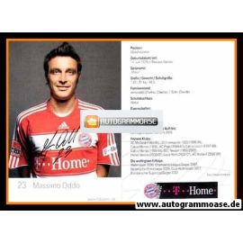 Autogramm Fussball | FC Bayern München | 2008 Mini Druck | Massimo ODDO