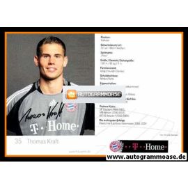 Autogramm Fussball | FC Bayern München | 2008 Mini Druck | Thomas KRAFT