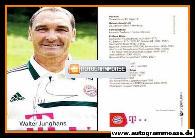 Autogramm Fussball | FC Bayern München | 2013-1 | Walter JUNGHANS