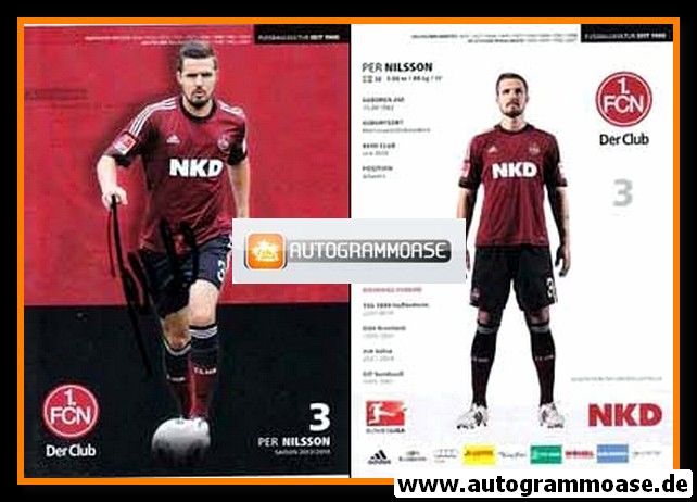 Autogramm Fussball | 1. FC Nürnberg | 2013 | Per NILSSON