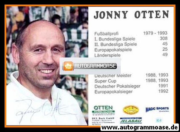 Autogramm Fussball | 2010er | Jonny OTTEN (Portrait Color) Vita