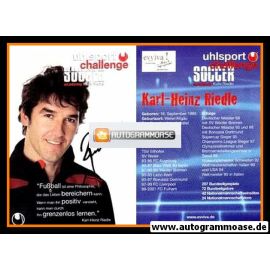 Autogramm Fussball | 2000er | Karl-Heinz RIEDLE (Portrait Color) Uhlsport