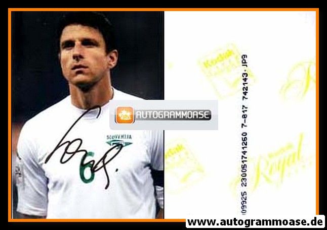 Autogramm Fussball | Slowenien | 2004 Foto | UNBEKANNT (03)