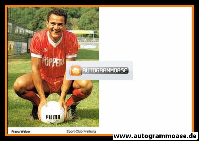 AK Fussball | SC Freiburg | 1986 | Franz WEBER