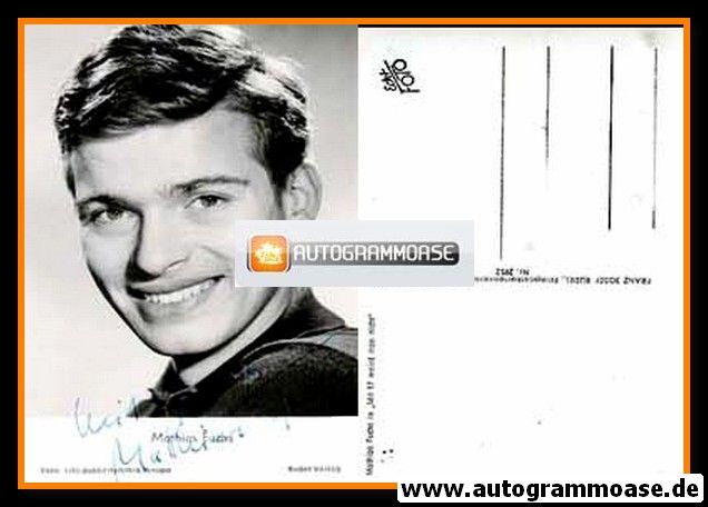 Autogramm Film | Matthias FUCHS | 1960 "Mit 17 Weint Man Nicht" (Rüdel Nr. 2952)