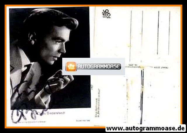 Autogramm Film | Claus BIEDERSTAEDT | 1956 "Die Christel Von Der Post" (Rüdel Nr. 2205)