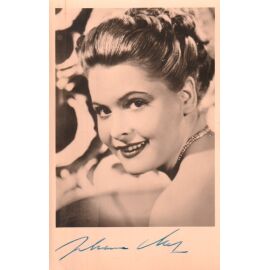 Autogramm Schauspieler | Johanna MATZ | 1950er (Portrait SW)