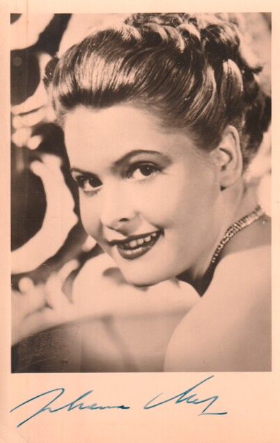 Autogramm Schauspieler | Johanna MATZ | 1950er (Portrait SW)