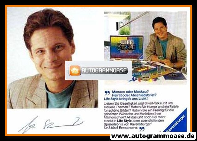 Autogramm Schauspieler | Jochen SCHROEDER | 1990er (Portrait Color Ravensburger)