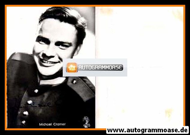Autogramm Film | Michael CRAMER | 1956 "Mänoverball" (Portrait SW Kolibri)