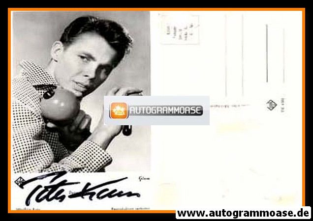 Autogramm Schauspieler | Peter KRAUS | 1950er (Portrait SW) UFA FK4308