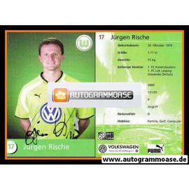 Autogramm Fussball | VfL Wolfsburg | 2000 | Jürgen RISCHE