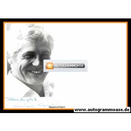 Autogramm Schauspieler | Manfred SPIES | 1980er (Portrait SW)