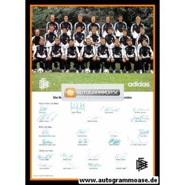Mannschaftskarte Fussball | DFB | 1995 Adidas 
