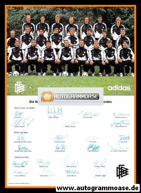 Mannschaftskarte Fussball | DFB | 1995 Adidas 