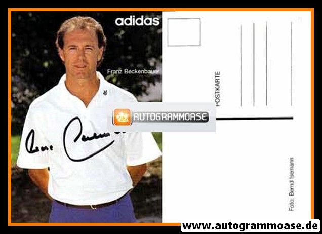 Autogramm Fussball | DFB | 1990 Adidas | Franz BECKENBAUER