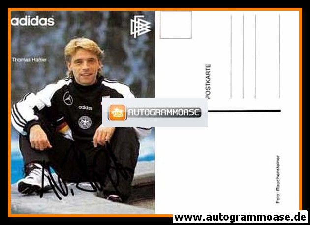 Autogramm Fussball | DFB | 1994 Adidas | Thomas HÄSSLER