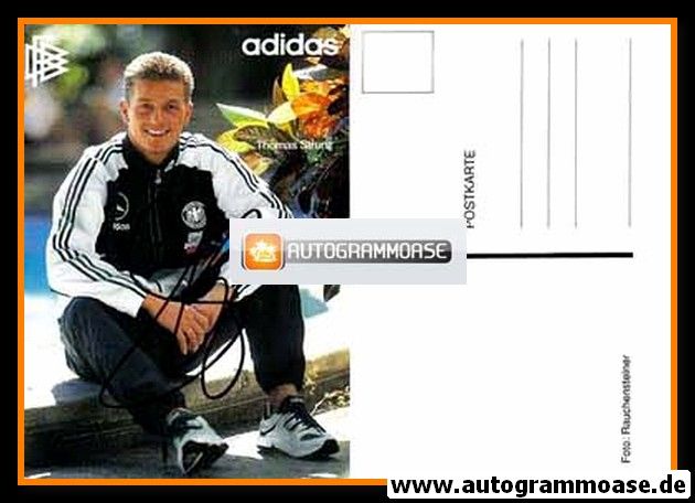 Autogramm Fussball | DFB | 1994 Adidas | Thomas STRUNZ