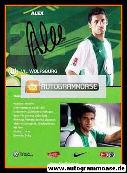 Autogramm Fussball | VfL Wolfsburg | 2006 | ALEX