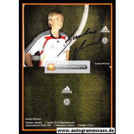 Autogramm Fussball (D) | DFB | 2008 Adidas | Sandra MINNERT