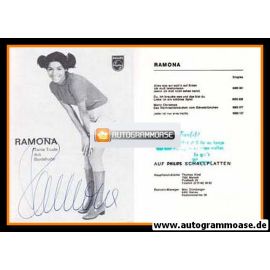 Autogramm Schlager | RAMONA | 1971 "Tante Trude" (Philips)