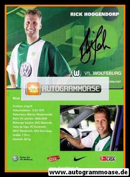 Autogramm Fussball | VfL Wolfsburg | 2006 | Rick HOOGENDORP