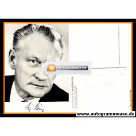 Autogramm Politik | SPD | Alex MÖLLER | 1970er (Portrait SW) Finanzminister