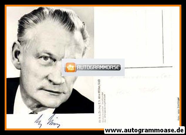 Autogramm Politik | SPD | Alex MÖLLER | 1970er (Portrait SW) Finanzminister