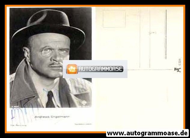 Autogramm Schauspieler | Andrews ENGELMANN | 1940er (UFA C 2235)