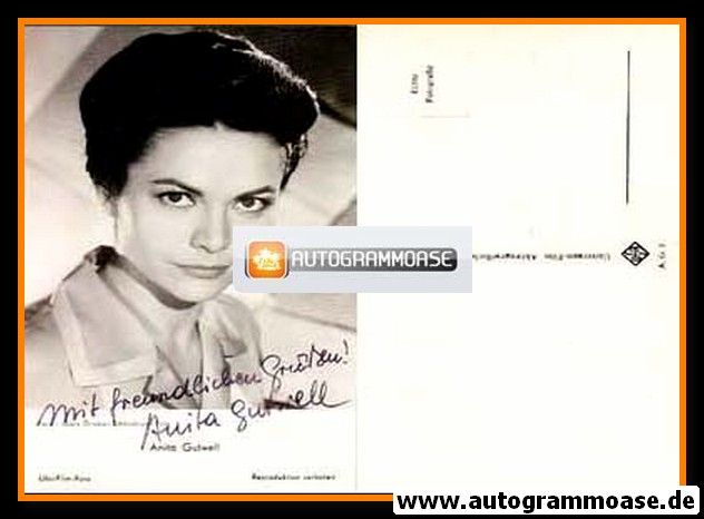 Autogramm Schauspieler | Anita GUTWELL | 1950er (Portrait SW UFA)