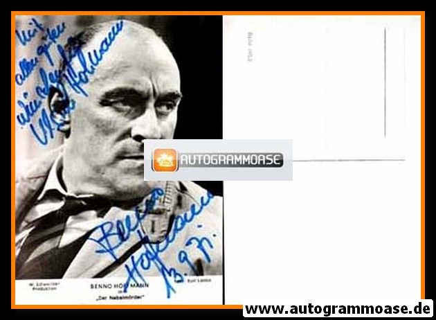 Autogramm Film | Benno HOFFMANN | 1964 "Der Nebelmörder"