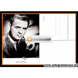 Autogramm Schauspieler | Bert FORTELL | 1960er (Portrait SW)