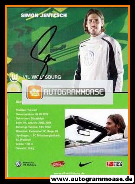 Autogramm Fussball | VfL Wolfsburg | 2006 | Simon JENTZSCH
