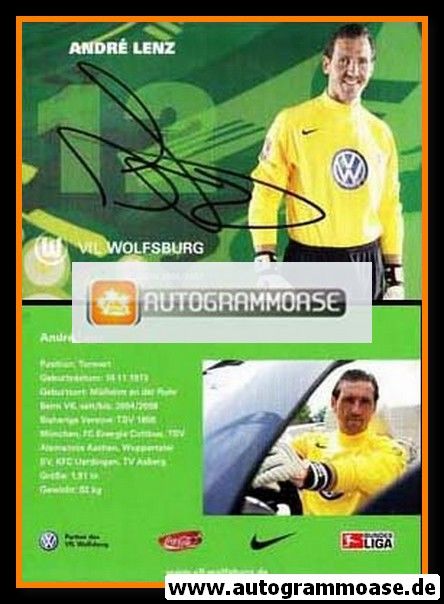 Autogramm Fussball | VfL Wolfsburg | 2006 | Andre LENZ