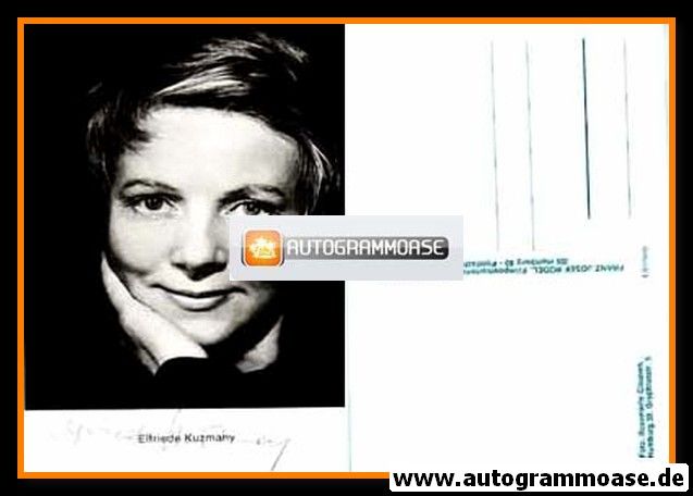 Autogramm Schauspieler | Elfriede KUZMANY | 1950er (Portrait SW Rüdel)