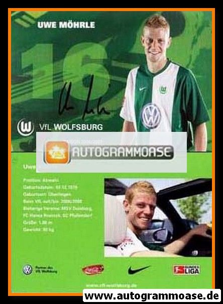 Autogramm Fussball | VfL Wolfsburg | 2006 | Uwe MÖHRLE