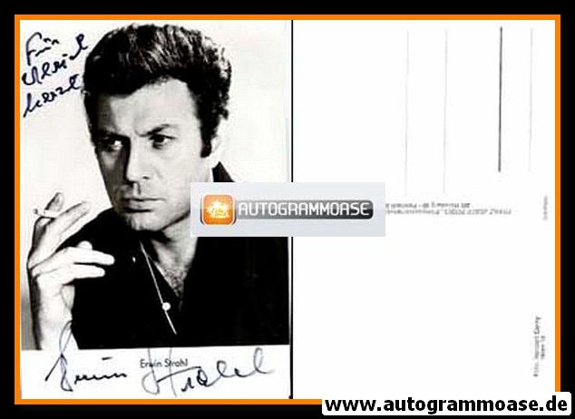 Autogramm Schauspieler | Erwin STRAHL | 1960er (Portrait SW Rüdel)