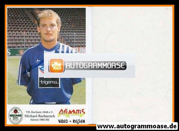 Autogramm Fussball | VfL Bochum | 1991 Atlantis | Michael RZEHACZEK
